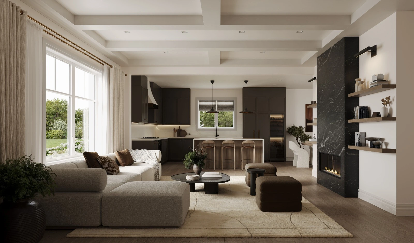 Luxury Oakville townhouse interior design